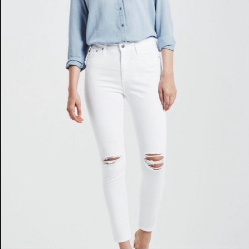 AG The Mila Ankle Super High-Rise Skinny